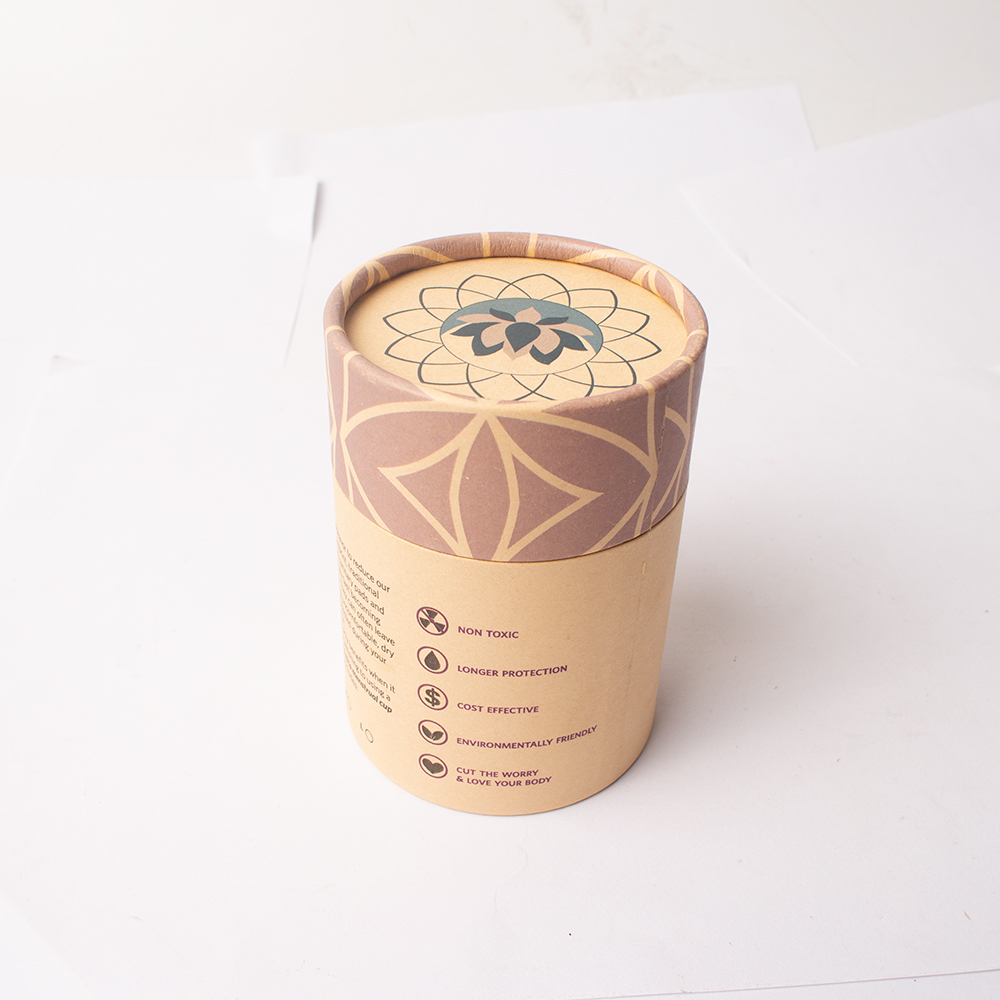 Luxury High Quality Kraft Paper Core Tube For Makeup Product Biodegradable Cardboard Paper Tube