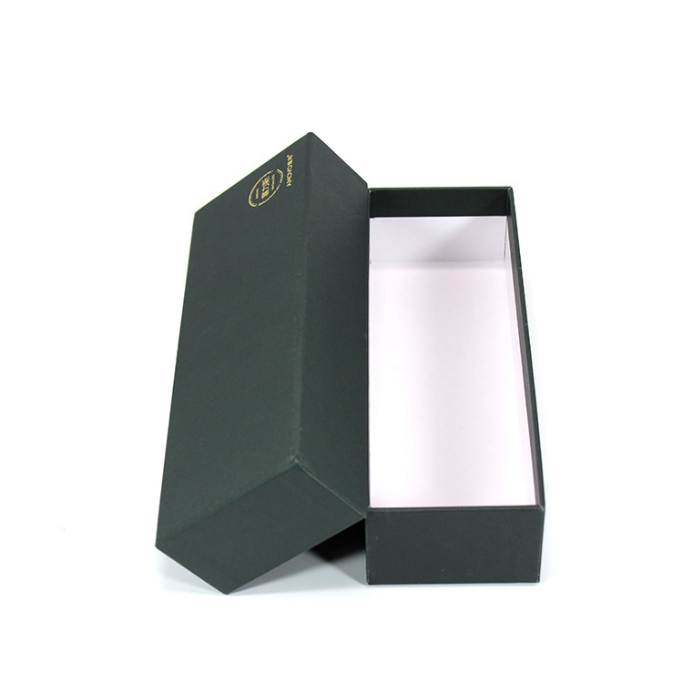 Wholesale Custom Logo With Gold Foil Stamping Luxury Rigid Cardboard Gift Lid And Base Box For Gift Boxes 