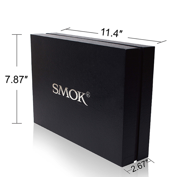 Custom logo luxury rigid cardboard lid and base vaping kits e-cigarette CBD THC DLETA 8 packaging box