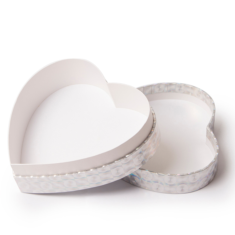 Wholesale Luxury Romantic Wedding Festival Fancy Paper Candy Chocolate Lid and Base Heart Shape Gift Box