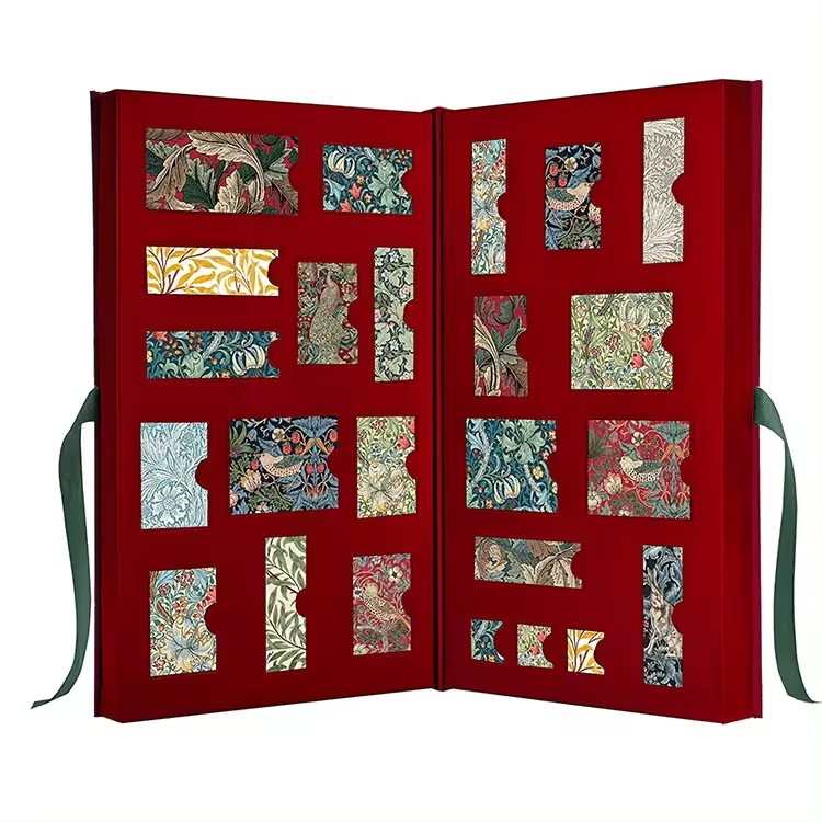 Cosmetic advent calendar packaging box empty advent calendars custom advent calendar 24 days